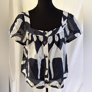 Point Sur Navy and White Garment